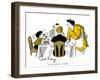 Hazel Cartoon-Ted Key-Framed Giclee Print