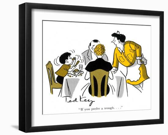 Hazel Cartoon-Ted Key-Framed Giclee Print