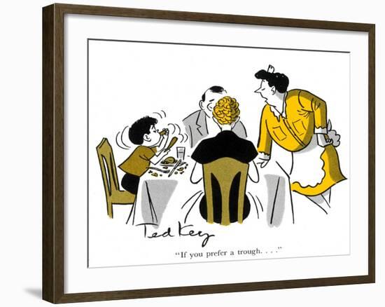 Hazel Cartoon-Ted Key-Framed Giclee Print