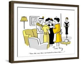 Hazel Cartoon-Ted Key-Framed Giclee Print