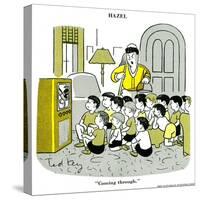 Hazel Cartoon-Ted Key-Stretched Canvas