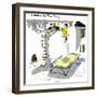 Hazel Cartoon-Ted Key-Framed Giclee Print