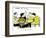 Hazel Cartoon-Ted Key-Framed Giclee Print