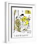 Hazel Cartoon-Ted Key-Framed Giclee Print