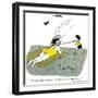 Hazel Cartoon-Ted Key-Framed Giclee Print