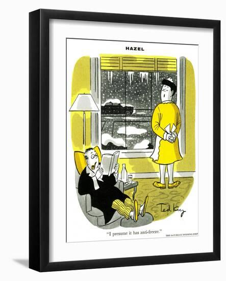 Hazel Cartoon-Ted Key-Framed Giclee Print