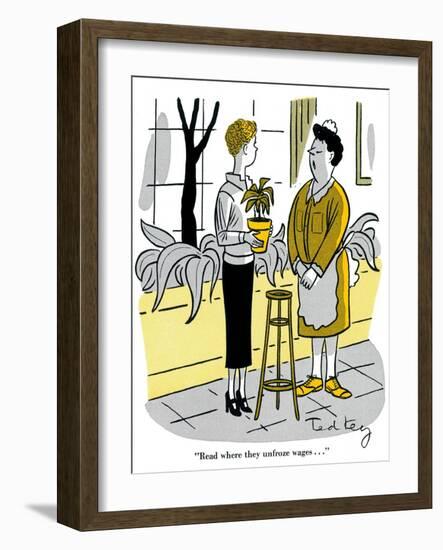 Hazel Cartoon-Ted Key-Framed Giclee Print