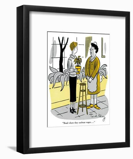 Hazel Cartoon-Ted Key-Framed Giclee Print