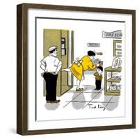 Hazel Cartoon-Ted Key-Framed Giclee Print