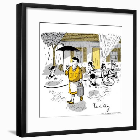 Hazel Cartoon-Ted Key-Framed Giclee Print