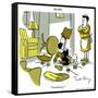 Hazel Cartoon-Ted Key-Framed Stretched Canvas