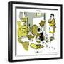 Hazel Cartoon-Ted Key-Framed Giclee Print