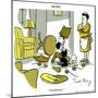 Hazel Cartoon-Ted Key-Mounted Giclee Print