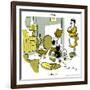 Hazel Cartoon-Ted Key-Framed Giclee Print