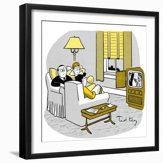 Hazel Cartoon-Ted Key-Framed Giclee Print