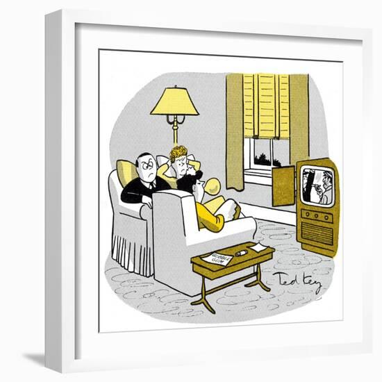 Hazel Cartoon-Ted Key-Framed Giclee Print