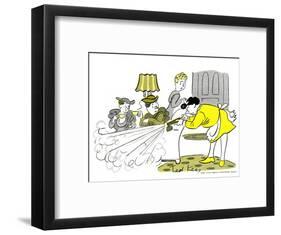 Hazel Cartoon-Ted Key-Framed Giclee Print