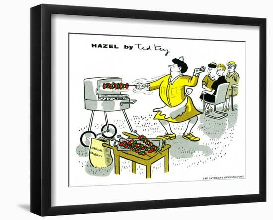 Hazel Cartoon-Ted Key-Framed Giclee Print