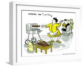 Hazel Cartoon-Ted Key-Framed Giclee Print