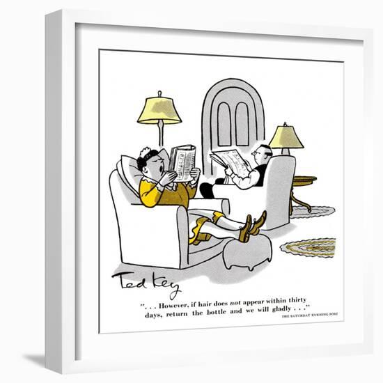 Hazel Cartoon-Ted Key-Framed Giclee Print