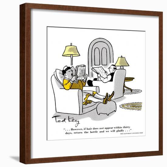 Hazel Cartoon-Ted Key-Framed Giclee Print