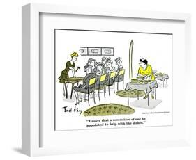 Hazel Cartoon-Ted Key-Framed Giclee Print