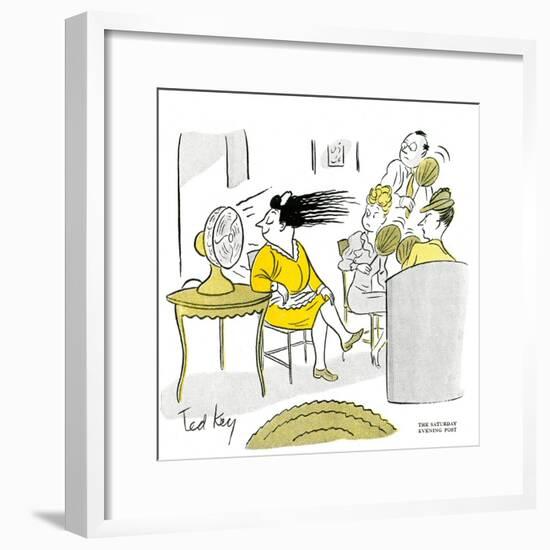 Hazel Cartoon-Ted Key-Framed Giclee Print