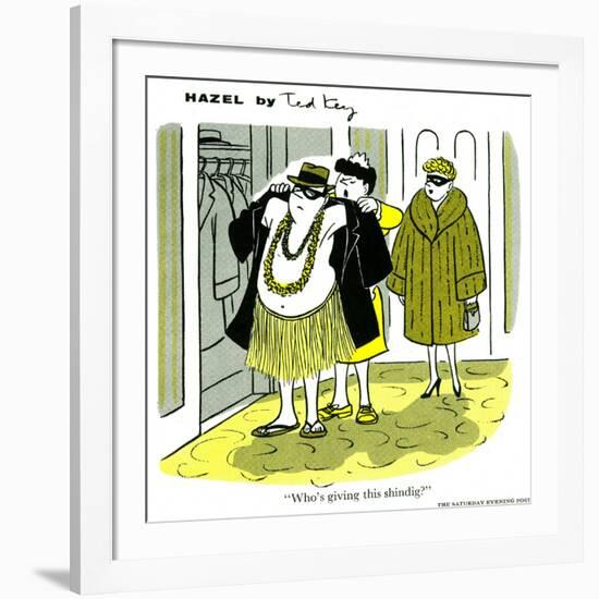 Hazel Cartoon-Ted Key-Framed Giclee Print