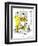 Hazel Cartoon-Ted Key-Framed Premium Giclee Print