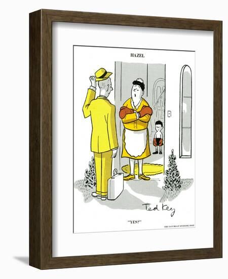 Hazel Cartoon-Ted Key-Framed Giclee Print