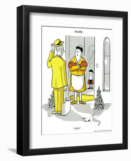 Hazel Cartoon-Ted Key-Framed Giclee Print