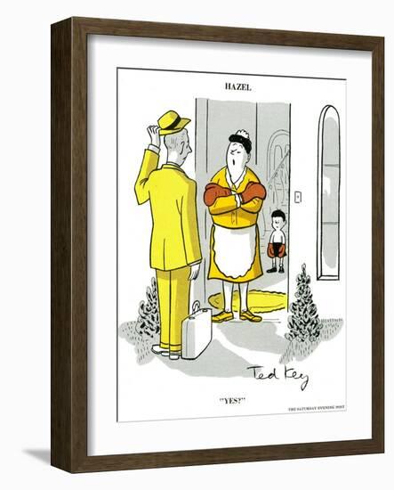 Hazel Cartoon-Ted Key-Framed Giclee Print