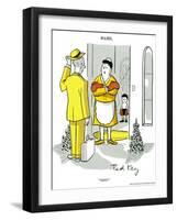 Hazel Cartoon-Ted Key-Framed Giclee Print