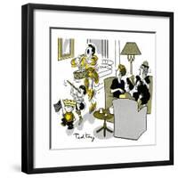 Hazel Cartoon-Ted Key-Framed Giclee Print