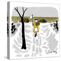 Hazel Cartoon-Ted Key-Stretched Canvas