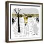 Hazel Cartoon-Ted Key-Framed Giclee Print