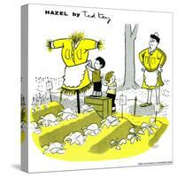 Hazel Cartoon-Ted Key-Stretched Canvas