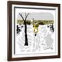 Hazel Cartoon-Ted Key-Framed Giclee Print