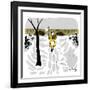 Hazel Cartoon-Ted Key-Framed Giclee Print