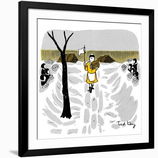 Hazel Cartoon-Ted Key-Framed Giclee Print