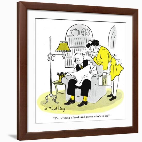 Hazel Cartoon-Ted Key-Framed Giclee Print