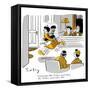 Hazel Cartoon-Ted Key-Framed Stretched Canvas