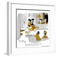 Hazel Cartoon-Ted Key-Framed Giclee Print