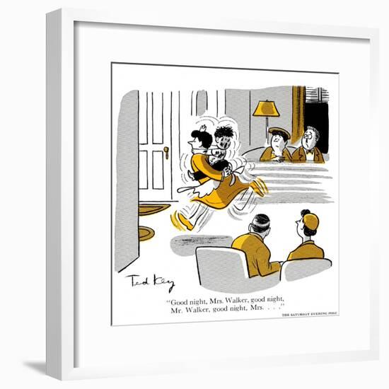 Hazel Cartoon-Ted Key-Framed Giclee Print