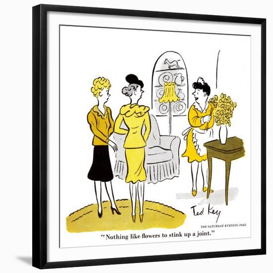 Hazel Cartoon-Ted Key-Framed Giclee Print