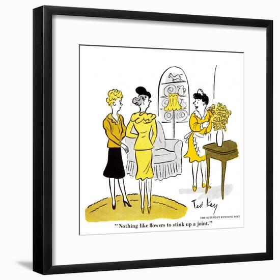 Hazel Cartoon-Ted Key-Framed Giclee Print