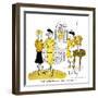 Hazel Cartoon-Ted Key-Framed Giclee Print