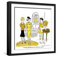 Hazel Cartoon-Ted Key-Framed Giclee Print