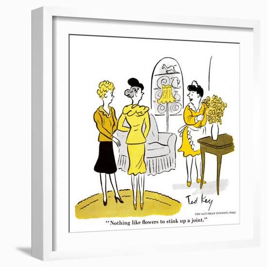 Hazel Cartoon-Ted Key-Framed Giclee Print