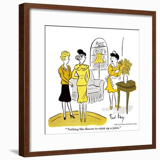 Hazel Cartoon-Ted Key-Framed Giclee Print